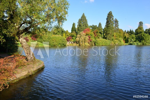 Picture of An autumn day at a country estate in the UK